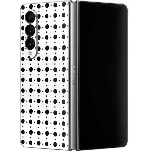 Grid Dot Polka Dot Galaxy Z Fold4 5G Skin