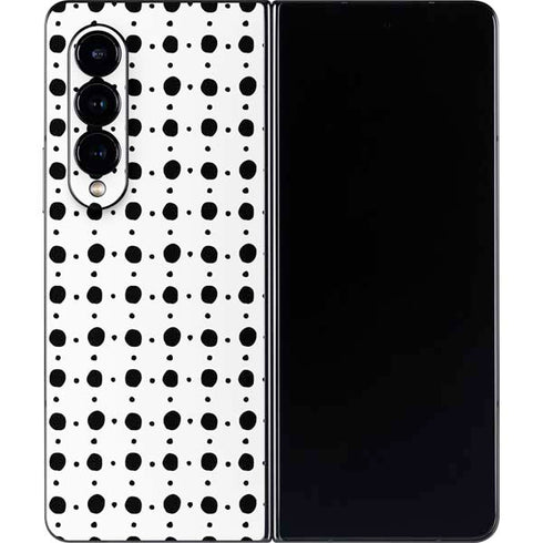 Grid Dot Polka Dot Galaxy Z Fold4 5G Skin