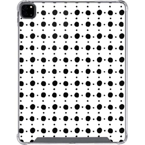 Grid Dot Polka Dot iPad Pro 12.9in (2020) Clear Case