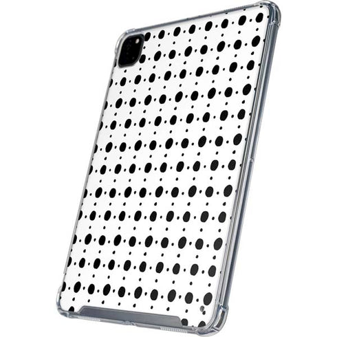 Grid Dot Polka Dot iPad Pro 12.9in (2020) Clear Case