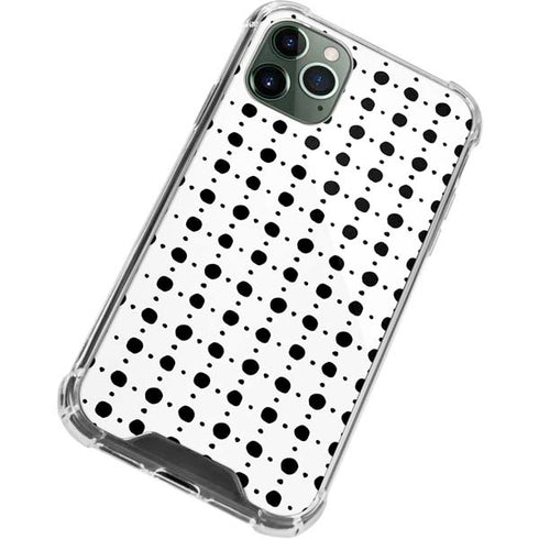 Grid Dot iPhone 11 Pro Max Clear Case