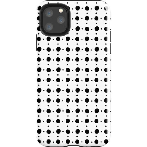 Grid Dot Polka Dot iPhone 11 Pro Max Impact Case