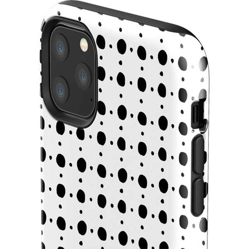 Grid Dot Polka Dot iPhone 11 Pro Max Impact Case