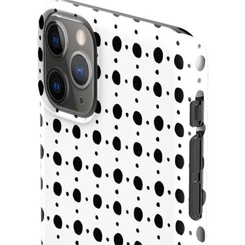 Grid Dot Polka Dot iPhone 11 Pro Max Lite Case
