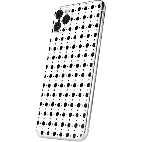 Grid Dot Polka Dot iPhone 11 Pro Max Skin