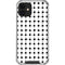 Grid Dot Polka Dot iPhone 12 Clear Case