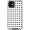 Grid Dot Polka Dot iPhone 12 Mini Clear Case