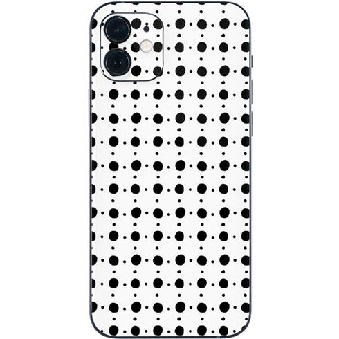 Grid Dot Polka Dot iPhone 12 Skin