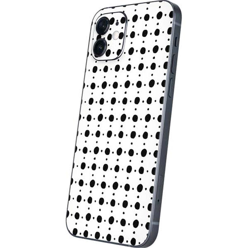 Grid Dot Polka Dot iPhone 12 Skin