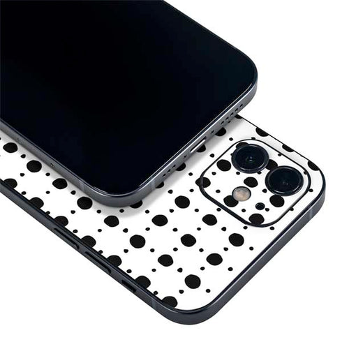 Grid Dot Polka Dot iPhone 12 Skin