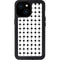 Grid Dot Polka Dot iPhone 13 Mini Waterproof Case
