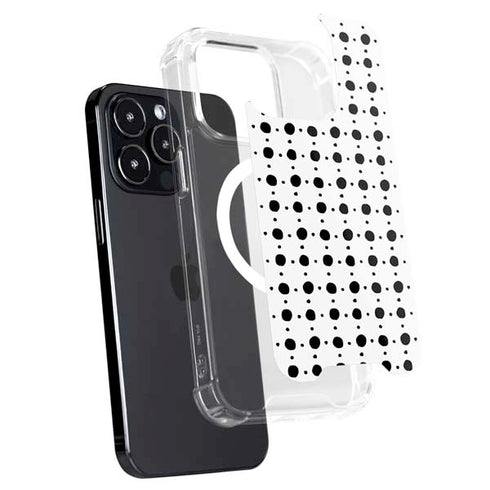 Grid Dot Polka Dot iPhone 13 Pro Max MagSafe Case