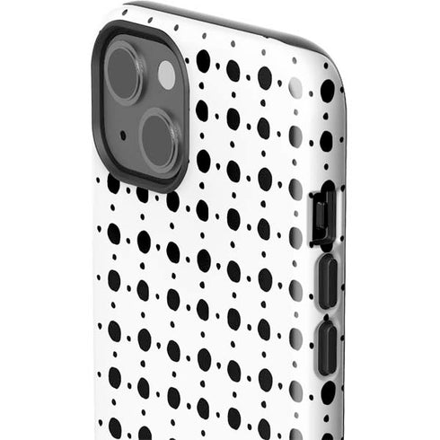 Grid Dot Polka Dot iPhone 14 Plus Impact Case