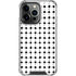 Grid Dot Polka Dot iPhone 14 Pro Clear Case