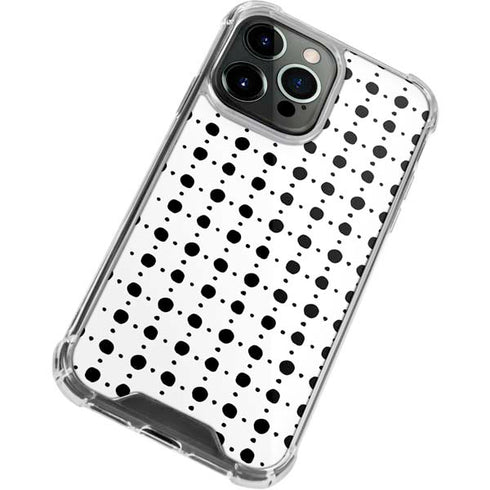 Grid Dot iPhone 15 Pro Clear Case