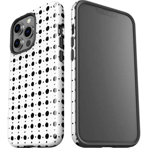 Grid Dot Polka Dot iPhone 14 Pro Impact Case