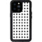 Grid Dot Polka Dot iPhone 14 Pro Max Waterproof Case