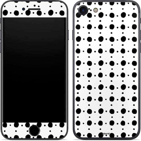 Grid Dot Polka Dot iPhone 8 Skin