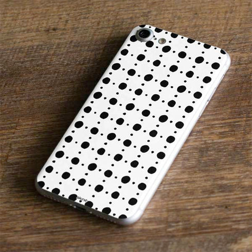 Grid Dot Polka Dot iPhone 8 Skin