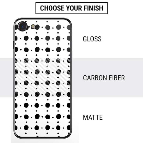 Grid Dot Polka Dot iPhone SE (2nd & 3rd Gen) Skin