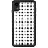 Grid Dot Polka Dot iPhone XR Waterproof Case