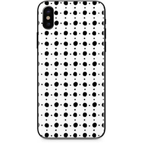 Grid Dot Polka Dot iPhone XS Max Skin