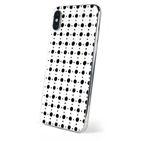Grid Dot Polka Dot iPhone XS Skin