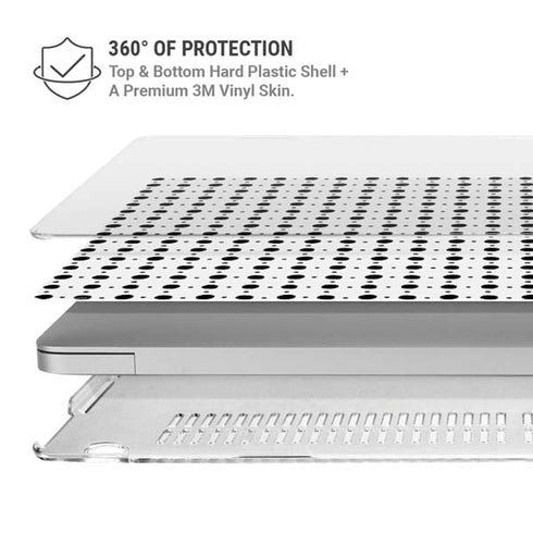 Grid Dot Polka Dot MacBook Pro 16in (2019-20) Case plus Skin