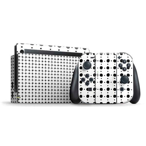 Grid Dot Polka Dot Nintendo Switch Bundle Skin