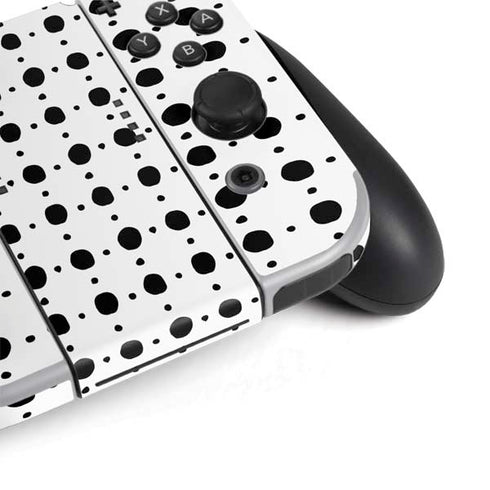 Grid Dot Polka Dot Nintendo Switch OLED (2021) Skin