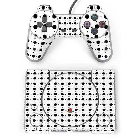 Grid Dot Polka Dot PlayStation Classic Bundle Skin
