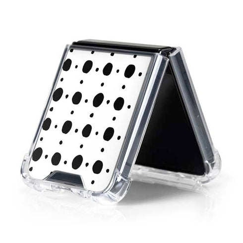 Grid Dot Galaxy Z Flip5 5G Clear Case