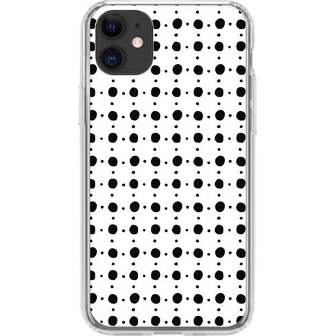 Grid Dot iPhone 11 Clear Case