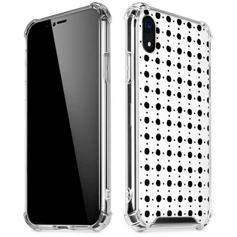Grid Dot iPhone XR Clear Case