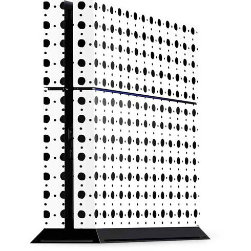 Grid Dot Polka Dot PS4 Console Skin