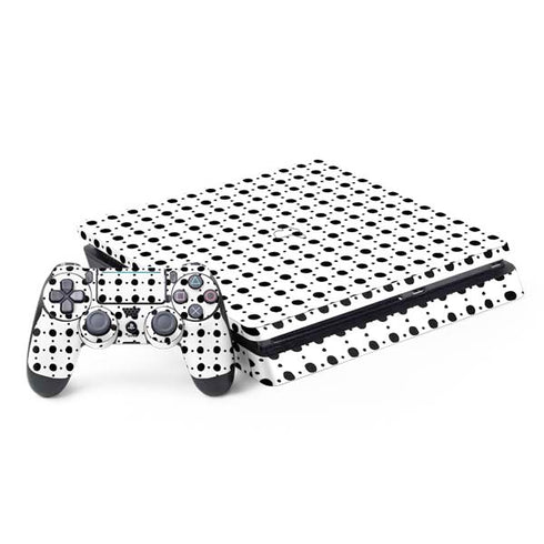 Grid Dot Polka Dot PS4 Slim Bundle Skin