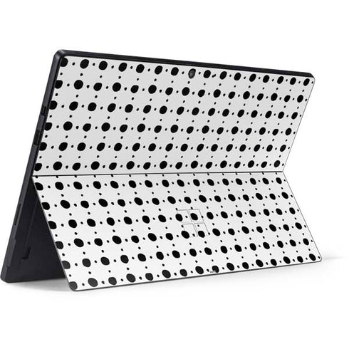 Grid Dot Polka Dot Surface Pro 7 Skin