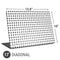 Grid Dot Polka Dot Universal Laptop 17in (13.8 x 10in) Skin