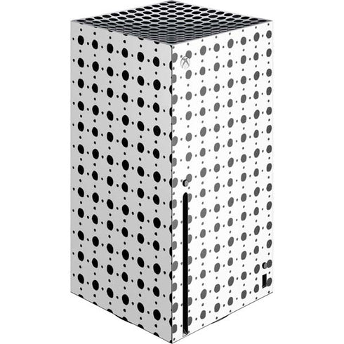 Grid Dot Polka Dot Xbox Series X Console Skin