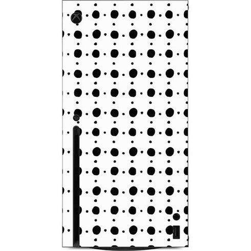 Grid Dot Polka Dot Xbox Series X Console Skin