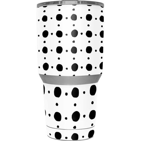 Grid Dot Polka Dot Yeti 30oz Rambler Tumbler Skin