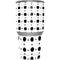 Grid Dot Polka Dot Yeti 30oz Rambler Tumbler Skin