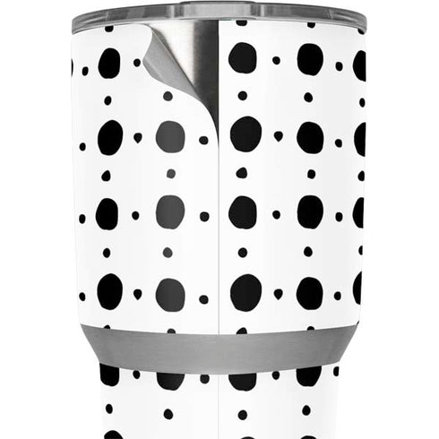 Grid Dot Polka Dot Yeti 30oz Rambler Tumbler Skin