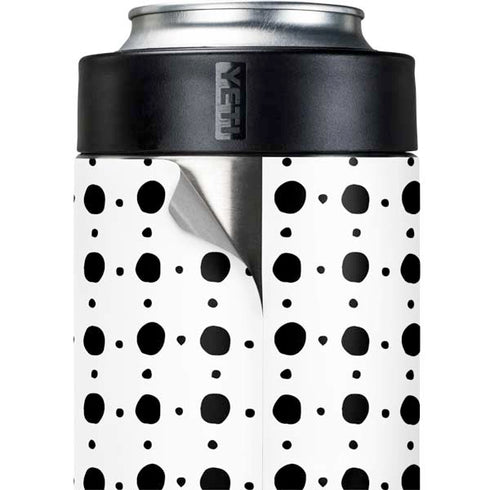 Grid Dot Polka Dot Yeti Colster Can Insulator Skin