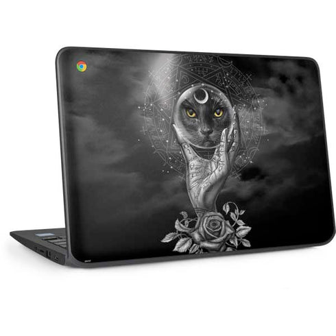 Alchemy Grimalkins Glass HP Chromebook Skin