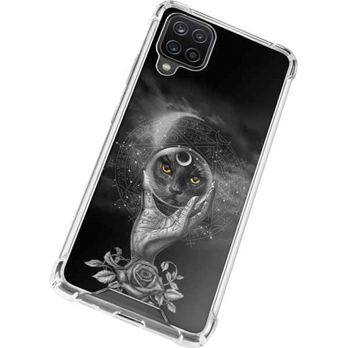 Alchemy Grimalkins Glass Galaxy A12 Clear Case