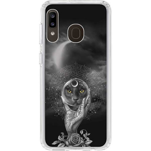 Alchemy Grimalkins Glass Galaxy A20 Clear Case