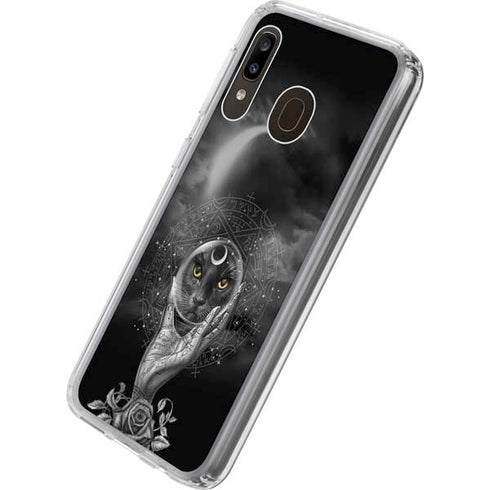 Alchemy Grimalkins Glass Galaxy A20 Clear Case