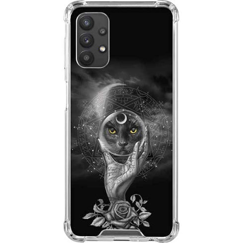 Alchemy Grimalkins Glass Galaxy A32 5G Clear Case