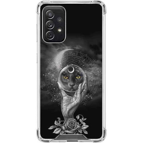 Alchemy Grimalkins Glass Galaxy A72 5G Clear Case